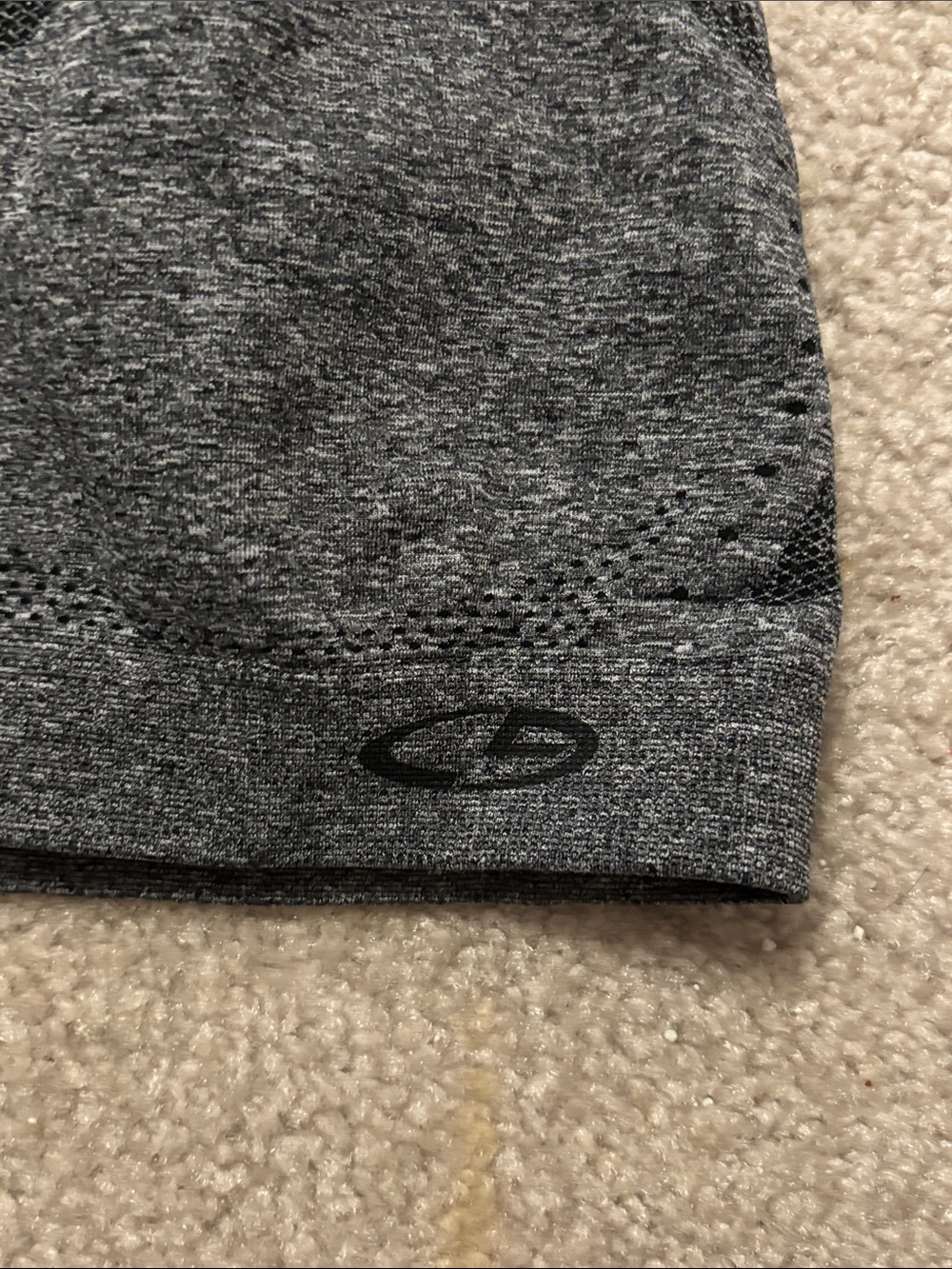 Champion Gray Seamless Adjustable-Strap Sports Bra NON PADDED - Picture 3 of 5